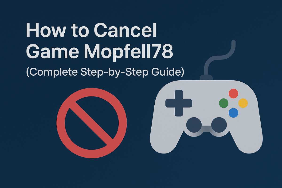 How to Cancel Game Mopfell78 (Complete Step-by-Step Guide)