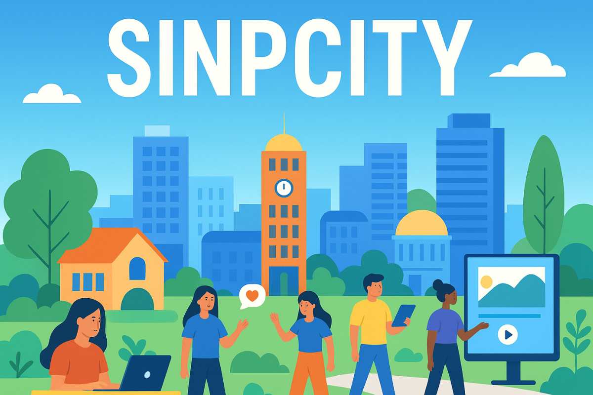 Sinpcity: The Digital City of Creativity, Connection & Self-Expression