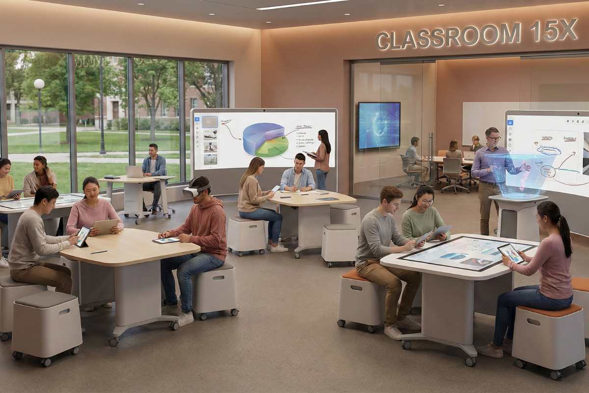 Classroom 15x: Building Tomorrow’s Flexible & Interactive Classrooms