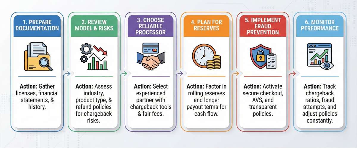 Step‑By‑Step: How to Get Approved for a High-Risk Merchant Account
