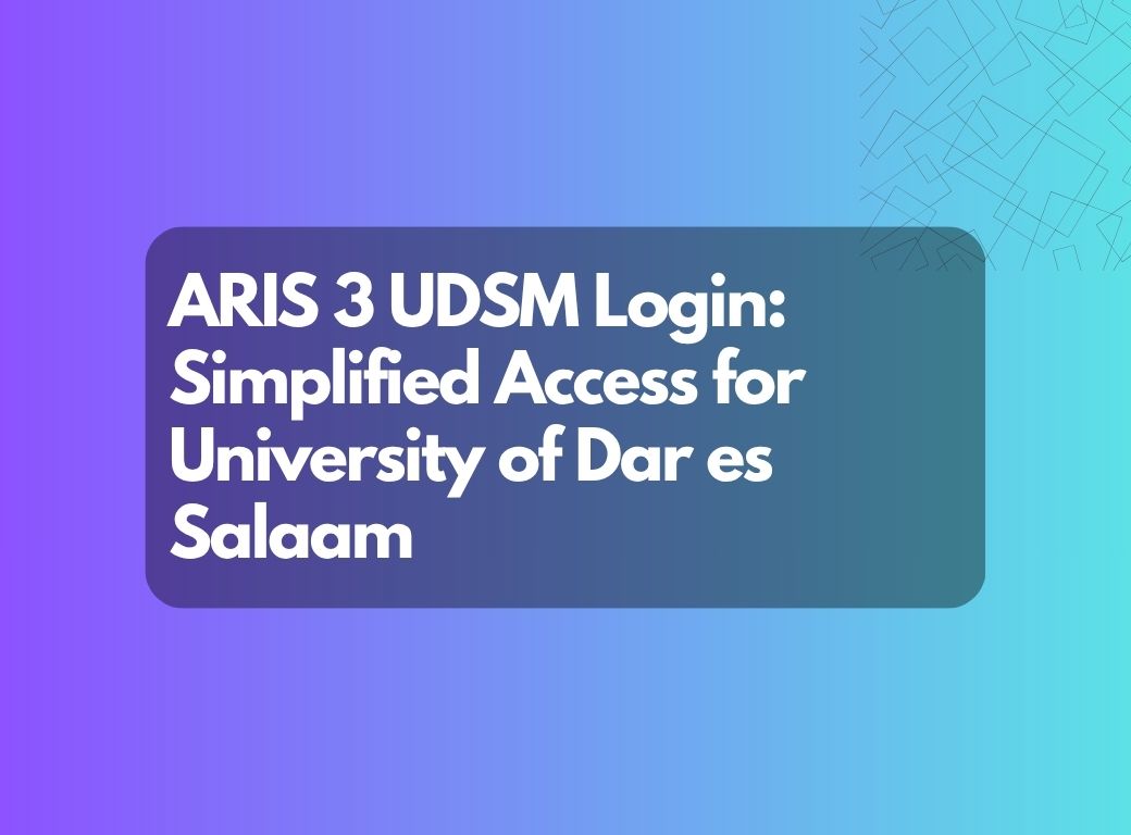ARIS 3 UDSM: The Complete Student Guide